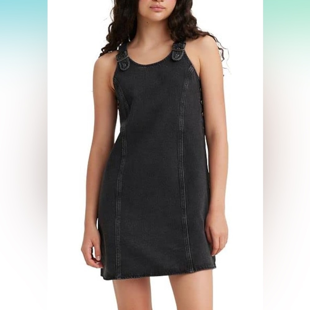 Levi’s black denim dress